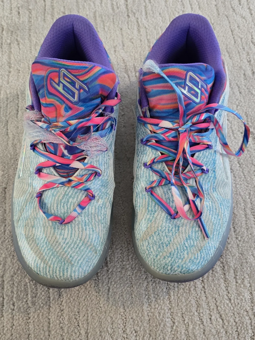 Puma Girl's Multicolor Blue-Purple Athletic Sneakers